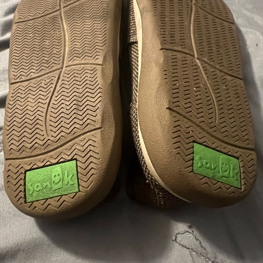 Sanuk Brown Casual Loafers Slip-Ons - Picture 4 of 6